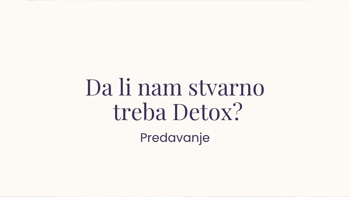 predavanje